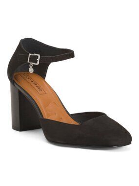 LUCKY BRAND Suede Kanira Heeled Mules